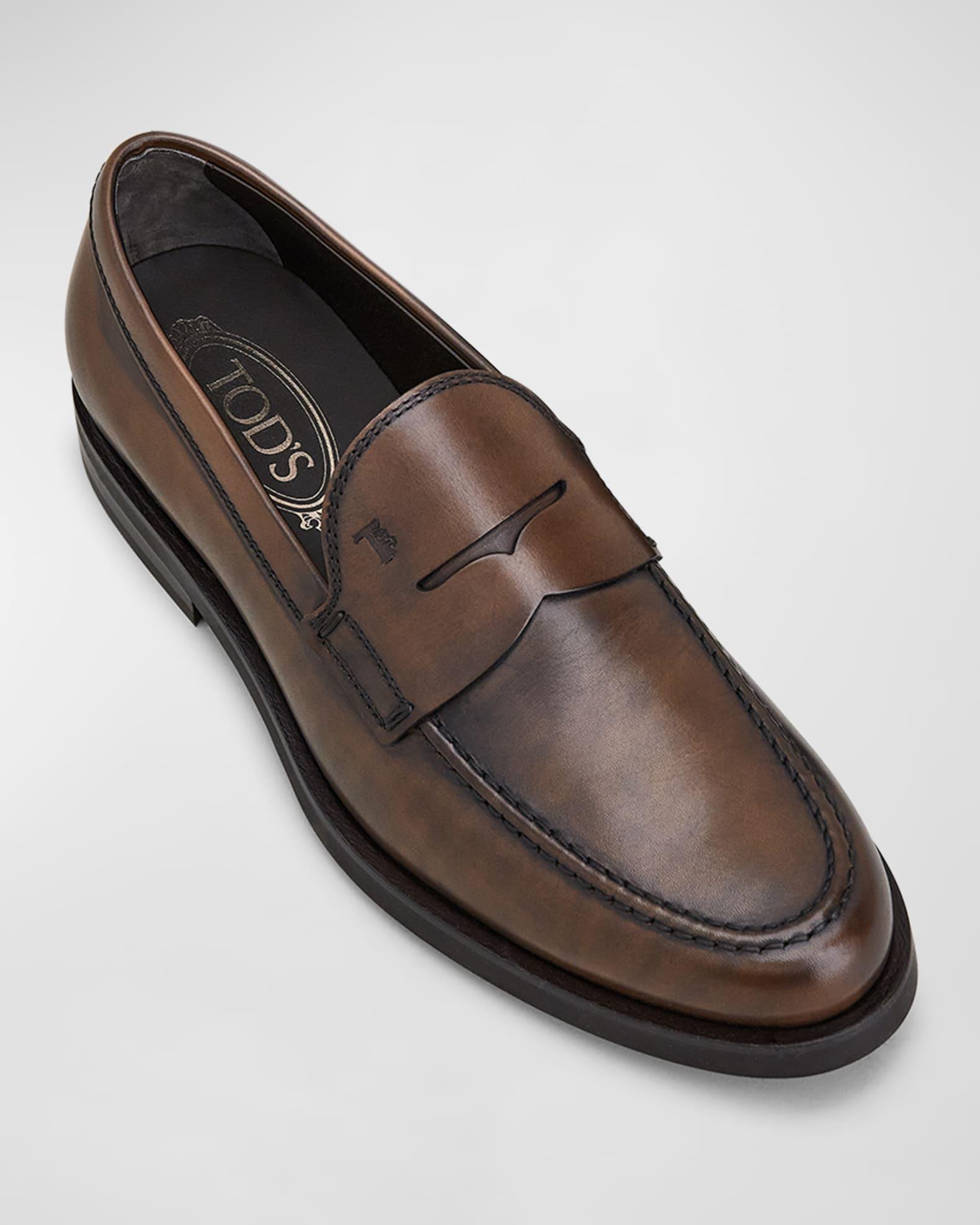 Tods Mens Mocassino Slip On Penny Loafers Product Image