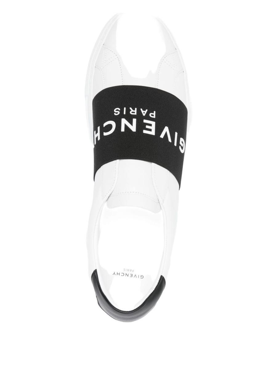 GIVENCHY Urban Street Sneakers In Leather With Elastic Band In Multi Product Image