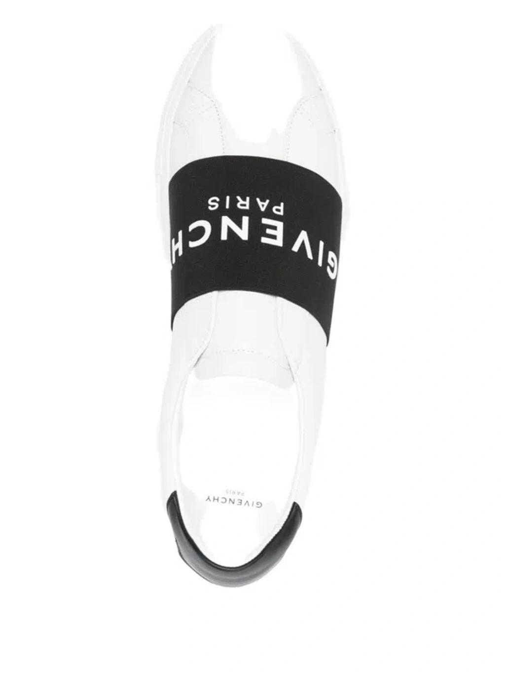 GIVENCHY Urban Street Sneakers In Leather With Elastic Band In Multi Product Image