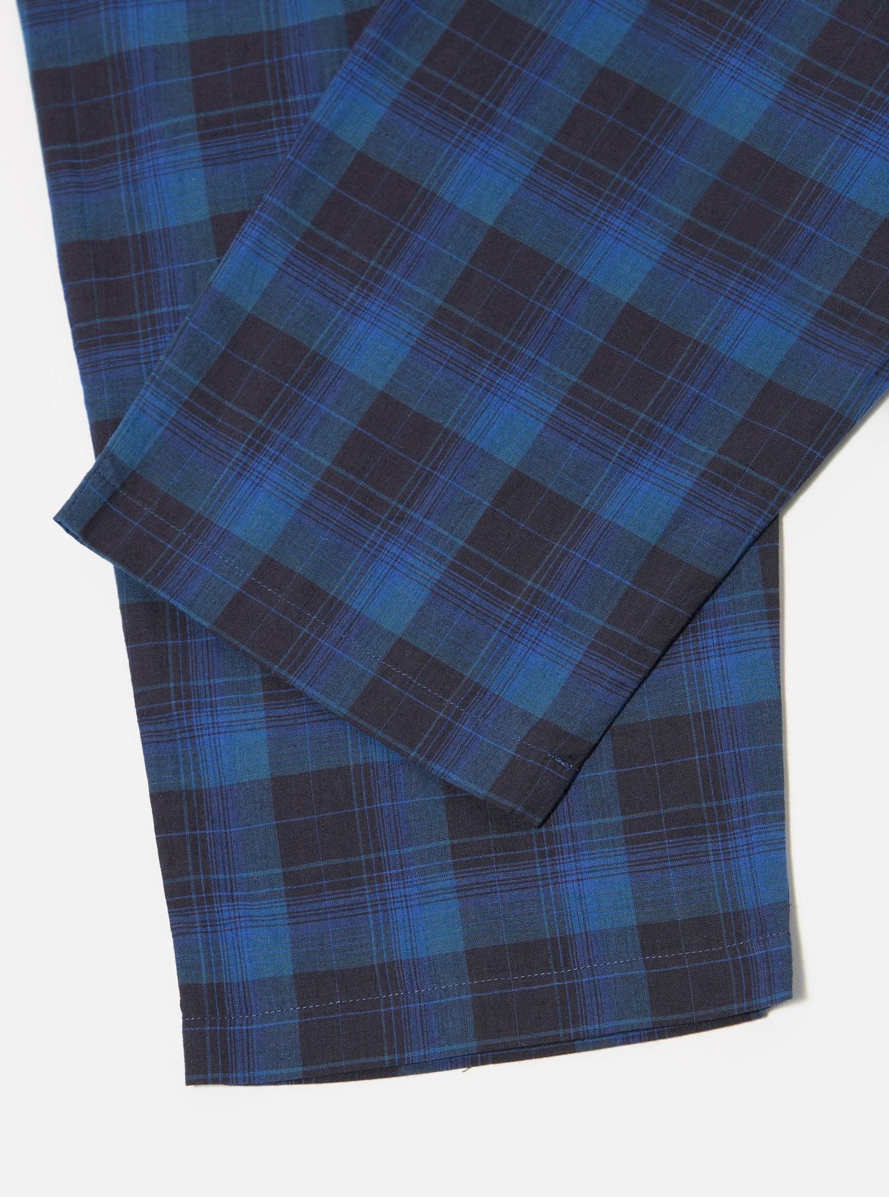 Navy/Blue Check Long Pyjama Set Product Image