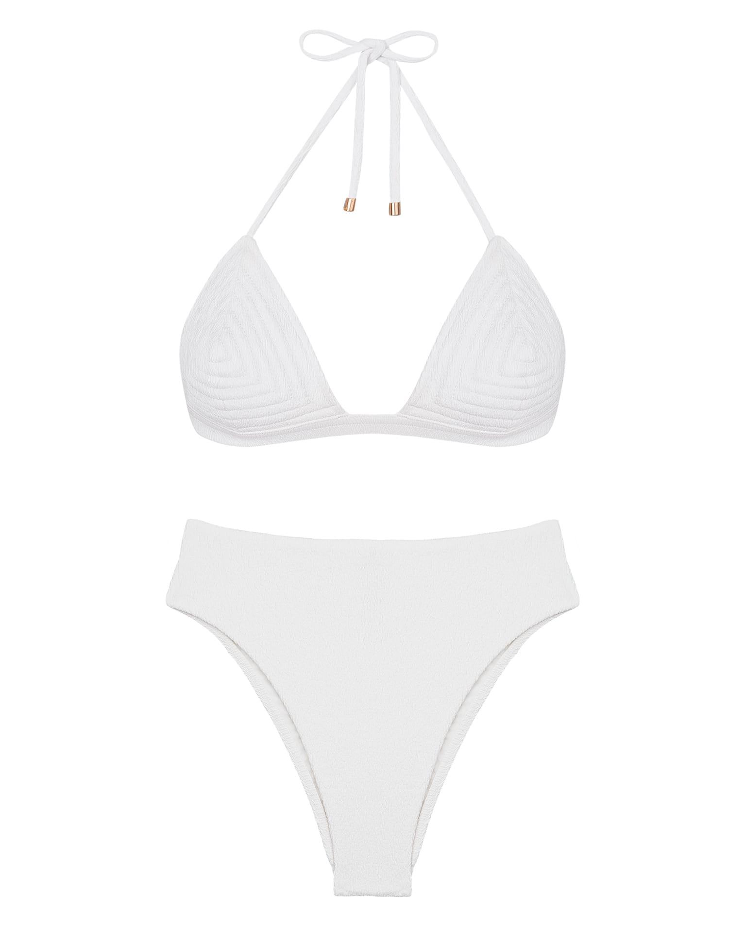 Firenze Emily Neo Slim Tri Top (Exchange Only) - White Product Image