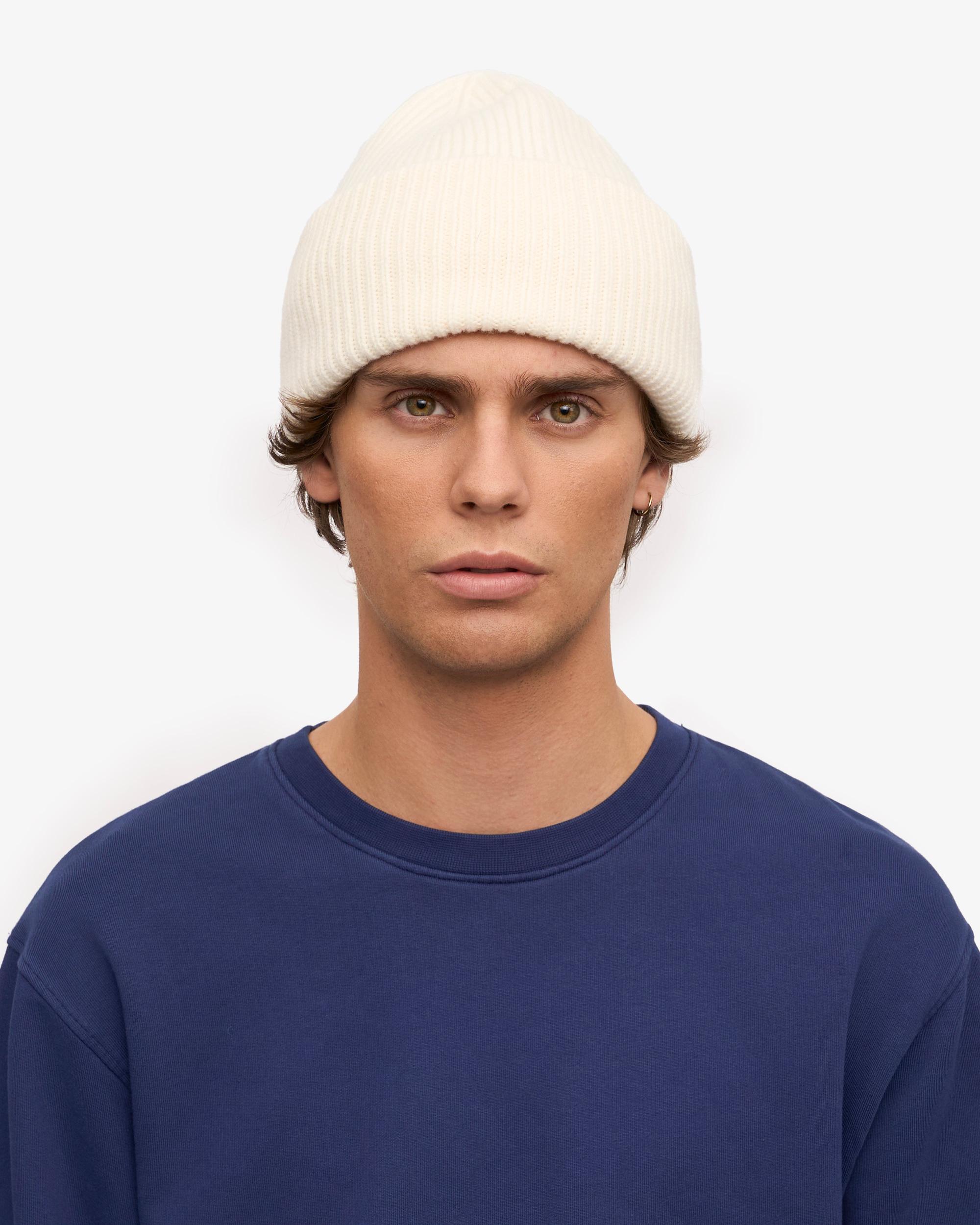 Merino Wool Hat - Optical White Product Image