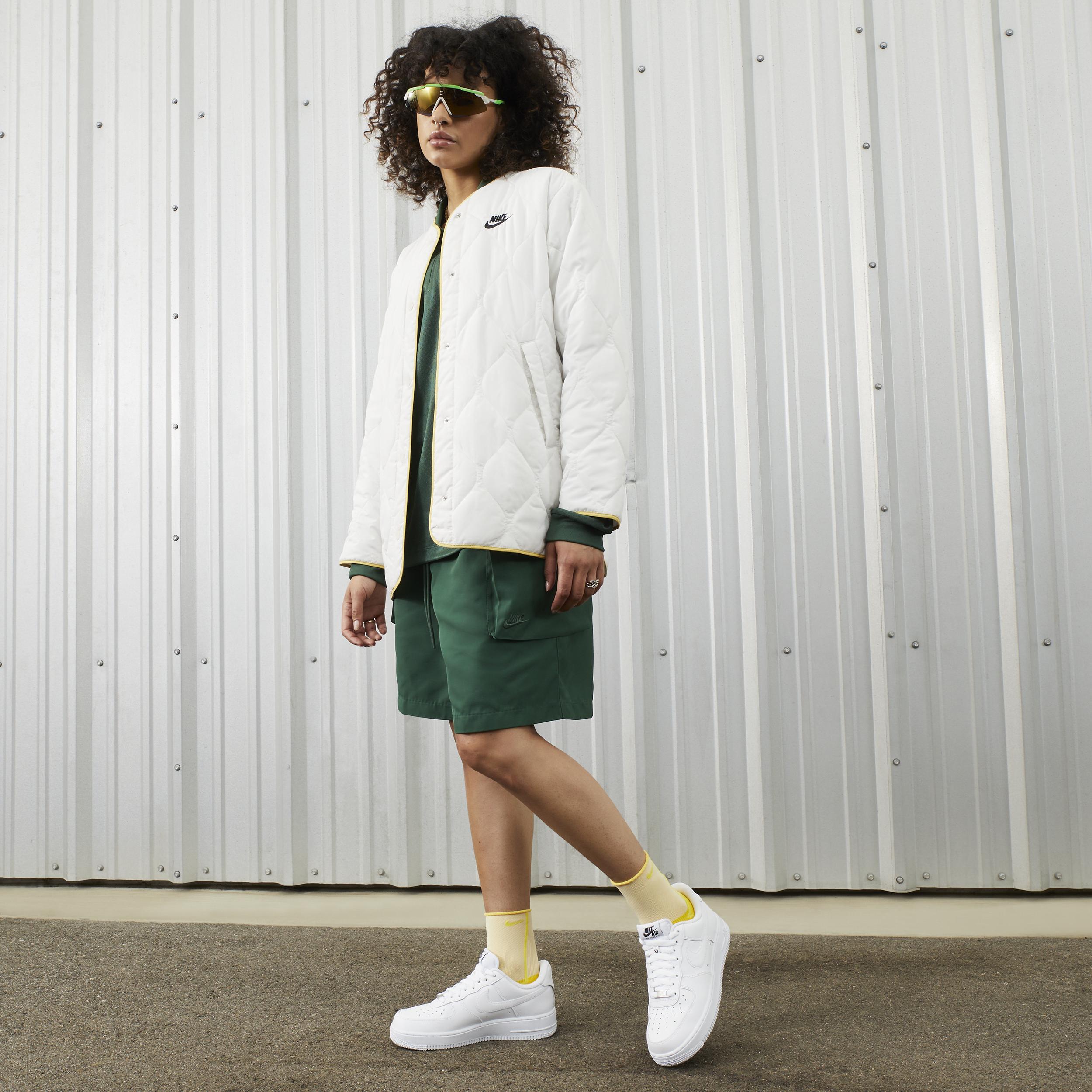 Nike Womens Nike Air Force 1 07 Flyease - Womens Shoes White/White/White Product Image