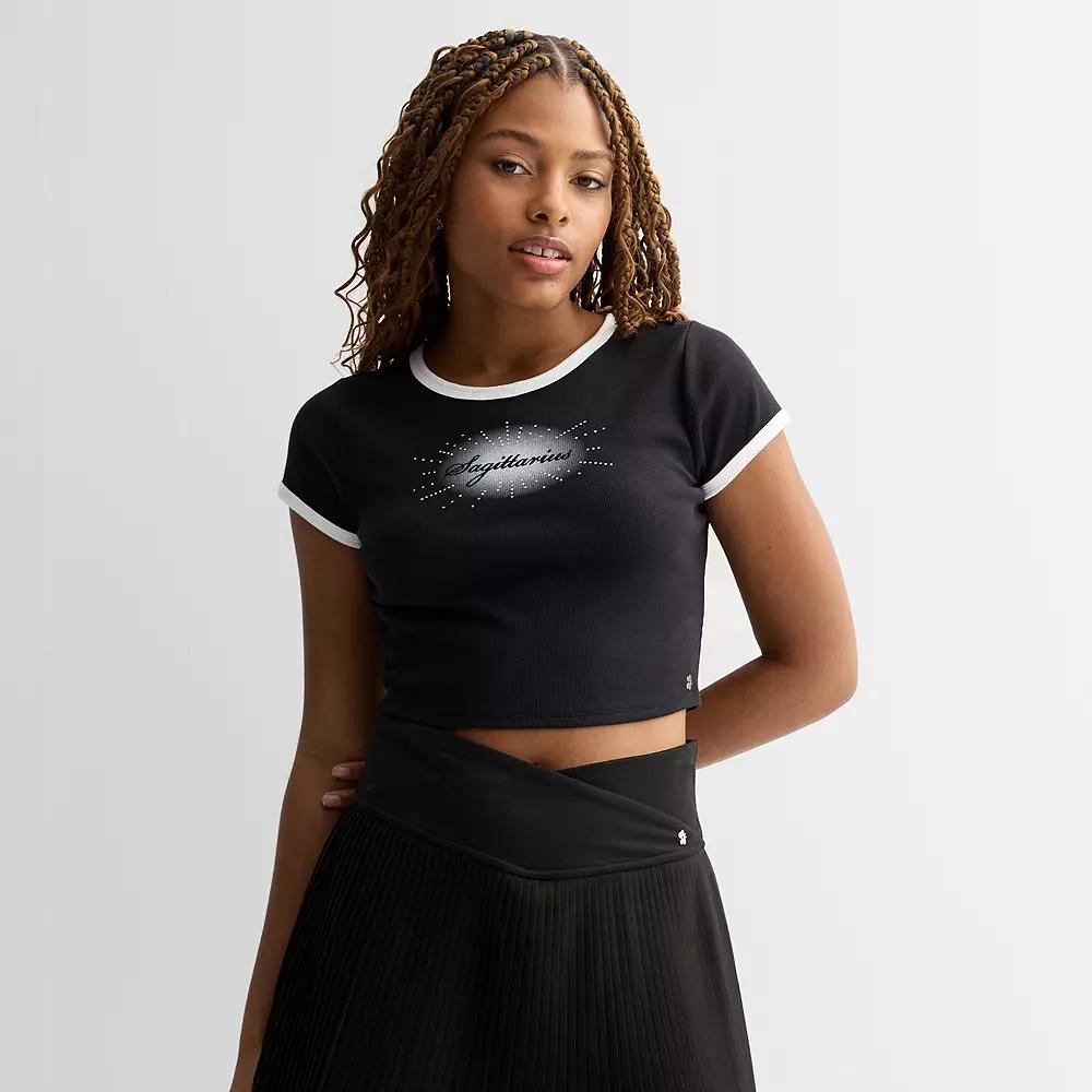 Women's Limited Too Zodiac Sign Baby Tee, Infant Girl's,  Product Image