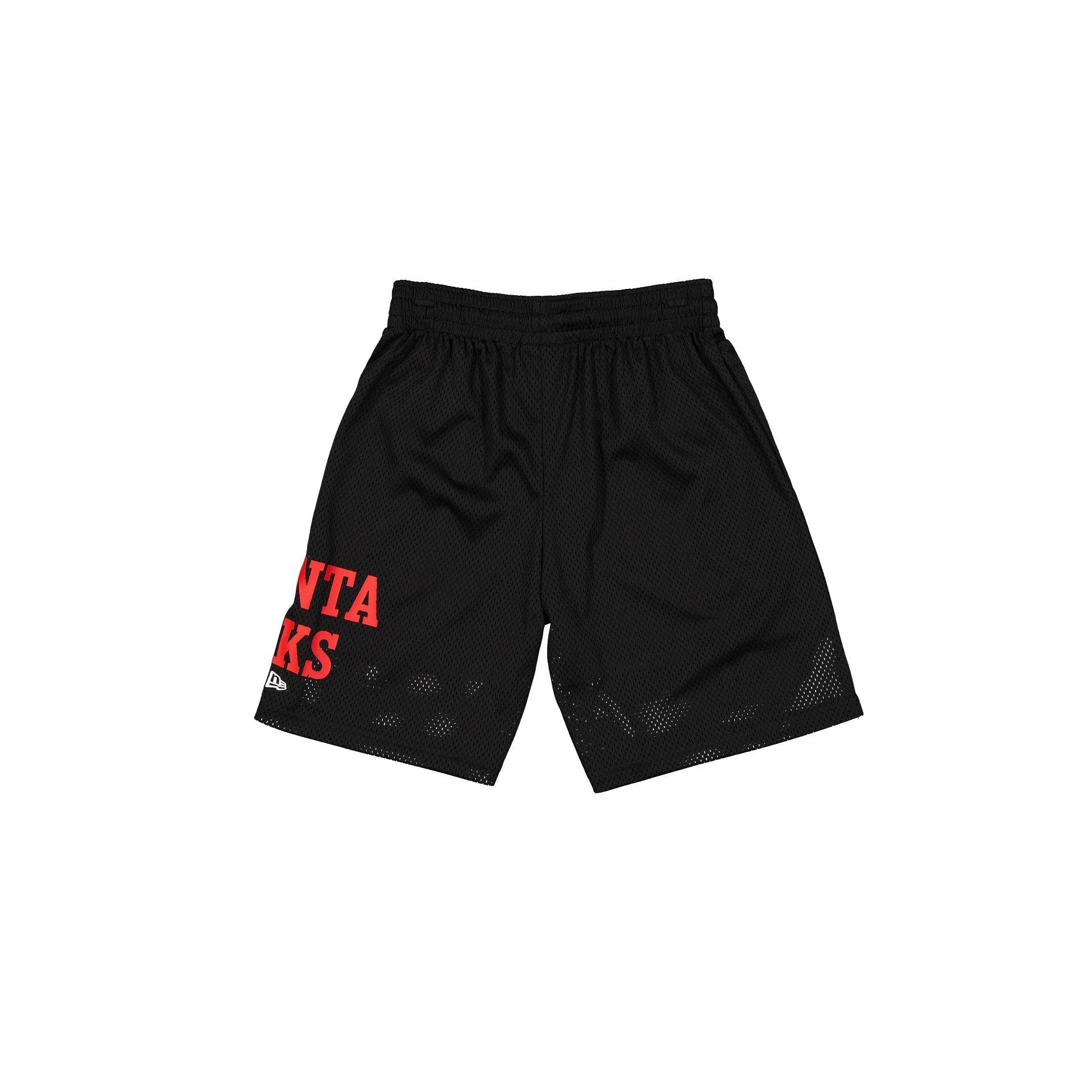 Atlanta Hawks Mesh Black Shorts Male Product Image