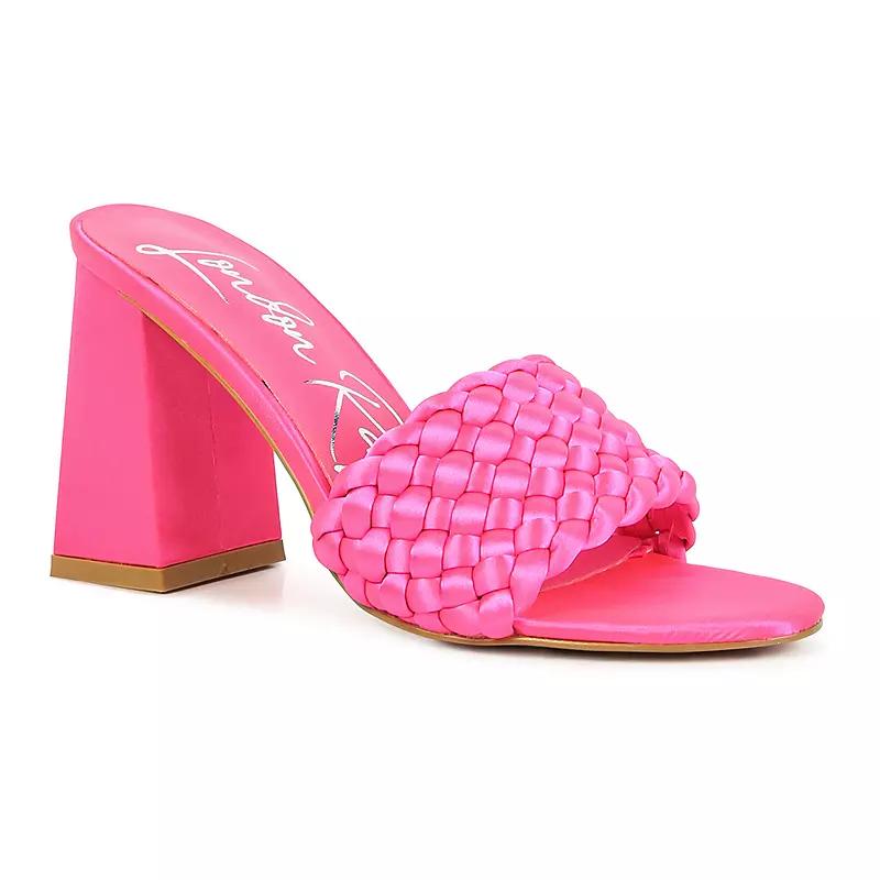 London Rag Lust Look Women's Block Heel Sandals,  Product Image