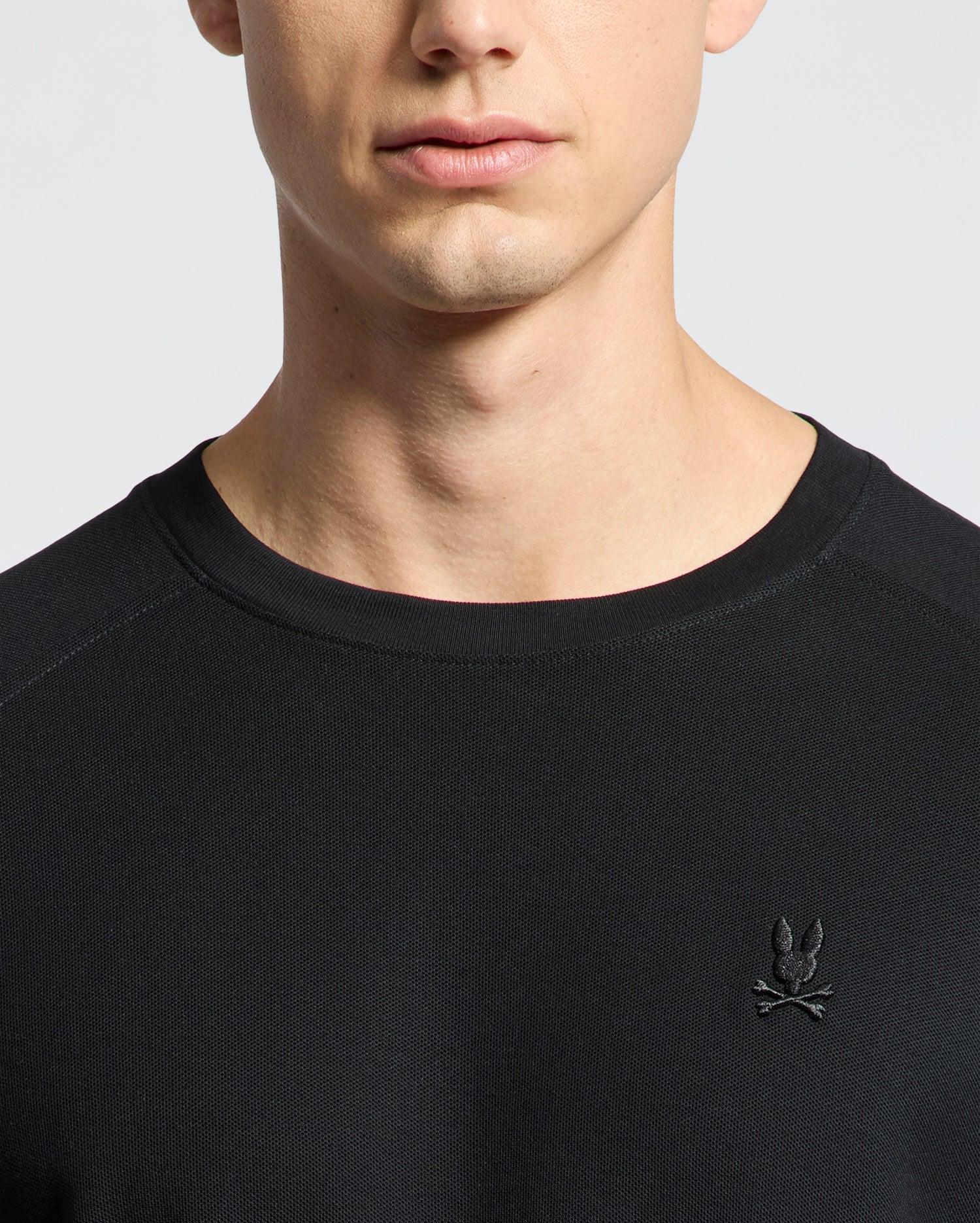 MENS TAYLOR PIQUE LONG SLEEVE TEE - B6T580F200 Male Product Image