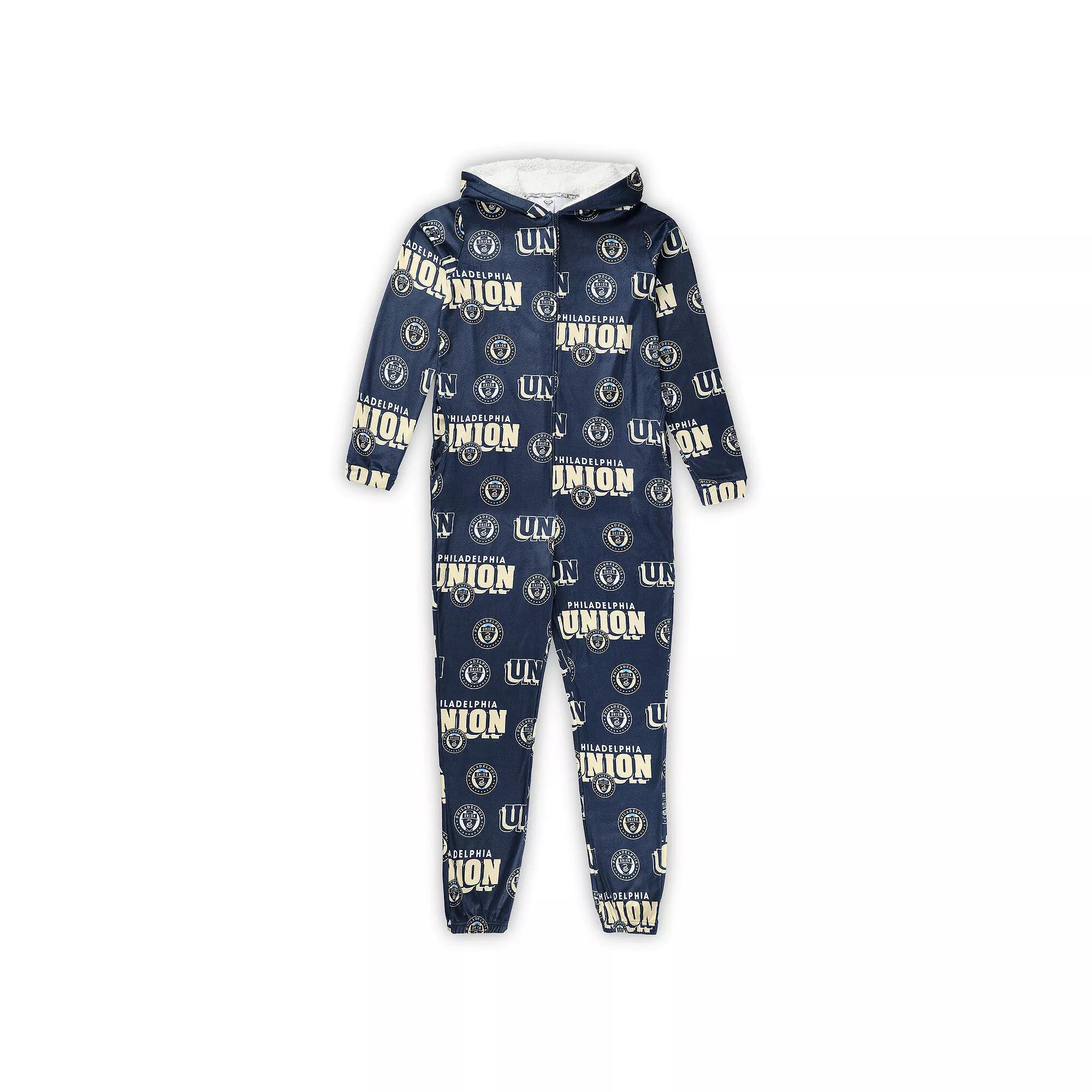 Men's Concepts Sport Navy Philadelphia Union Roadway Union Full-Zip Hoodie Suit,  Product Image