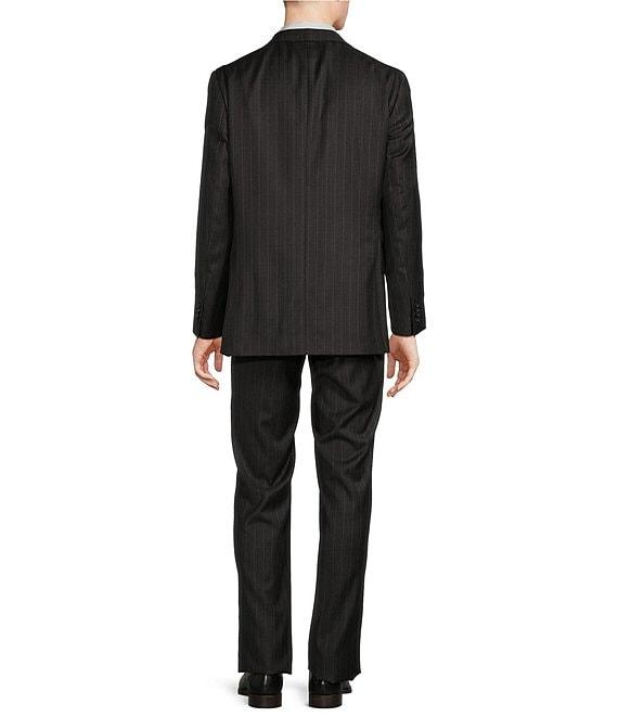 Cremieux Modern Fit Flat Front Stripe Pattern 2-Piece Suit Product Image