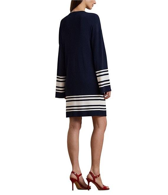 Lauren Ralph Lauren Coordinating Two-Tone Long Cardigan Product Image