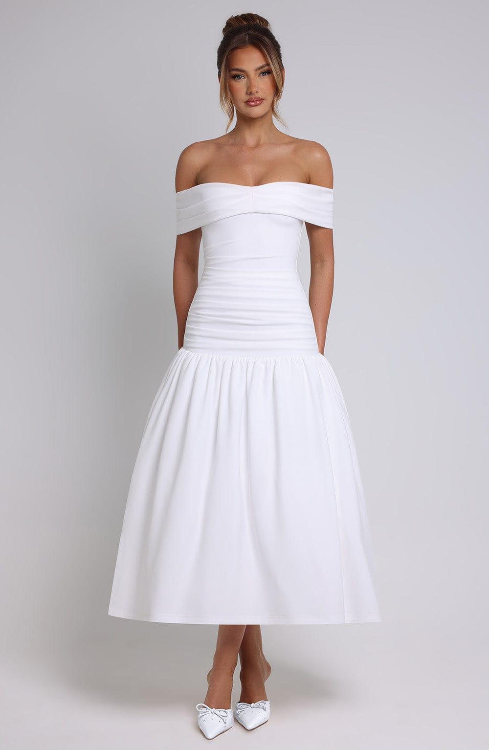 Wilhelmina Midaxi Dress - Ivory Product Image
