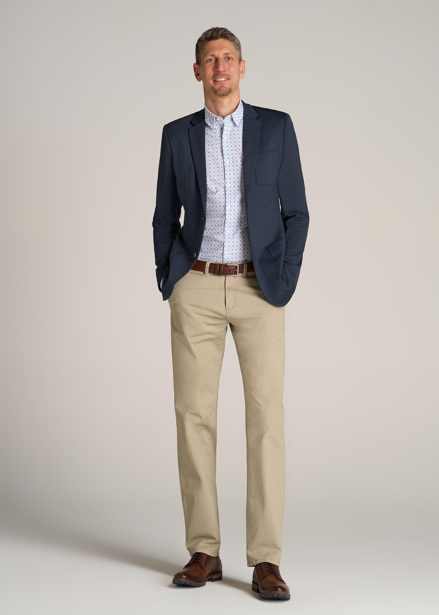 Core Blazer for Tall Men in Blue Steel Male Product Image