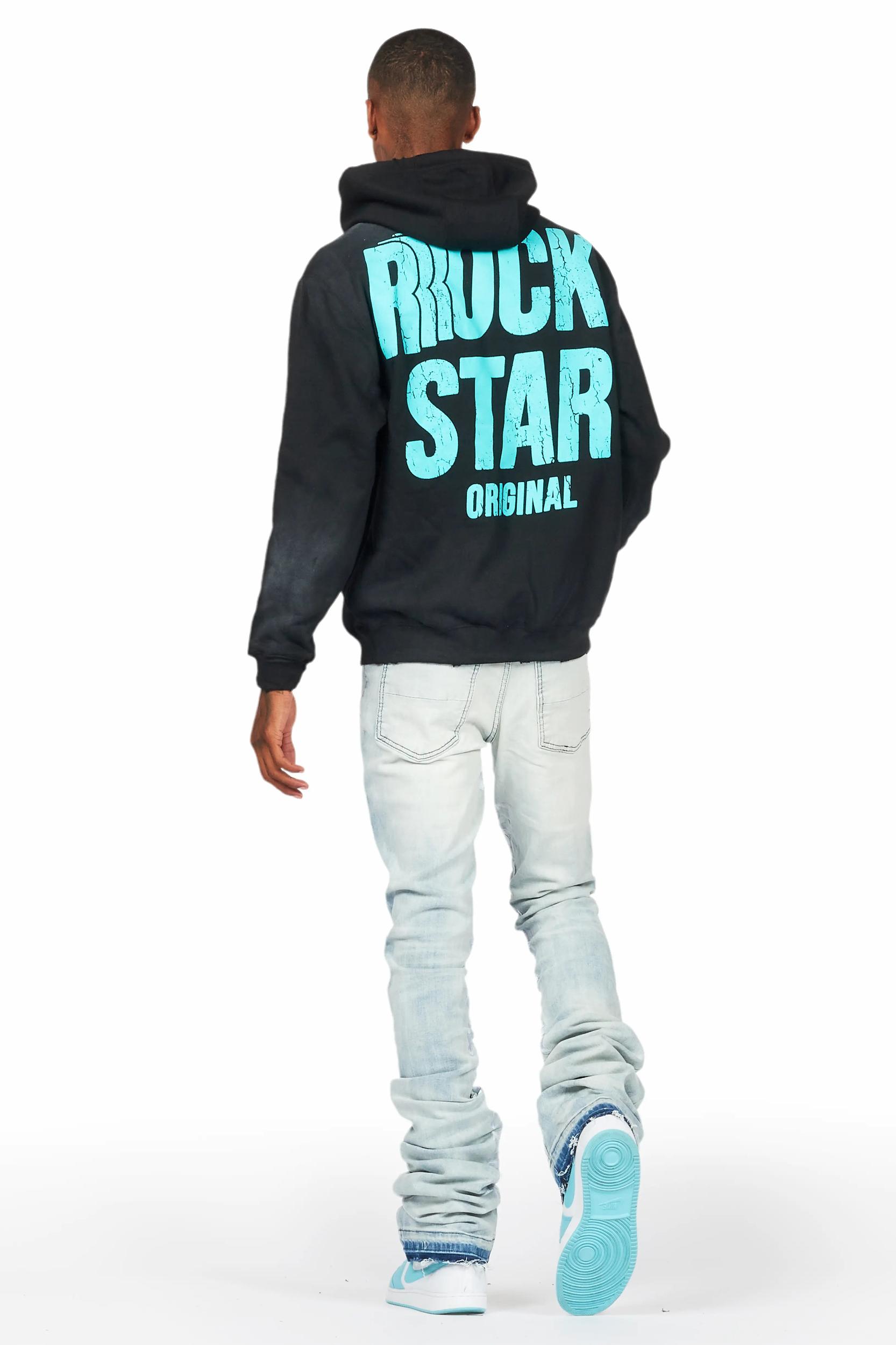 Colette Blue Wash Super Stacked Flare Jean Male Product Image