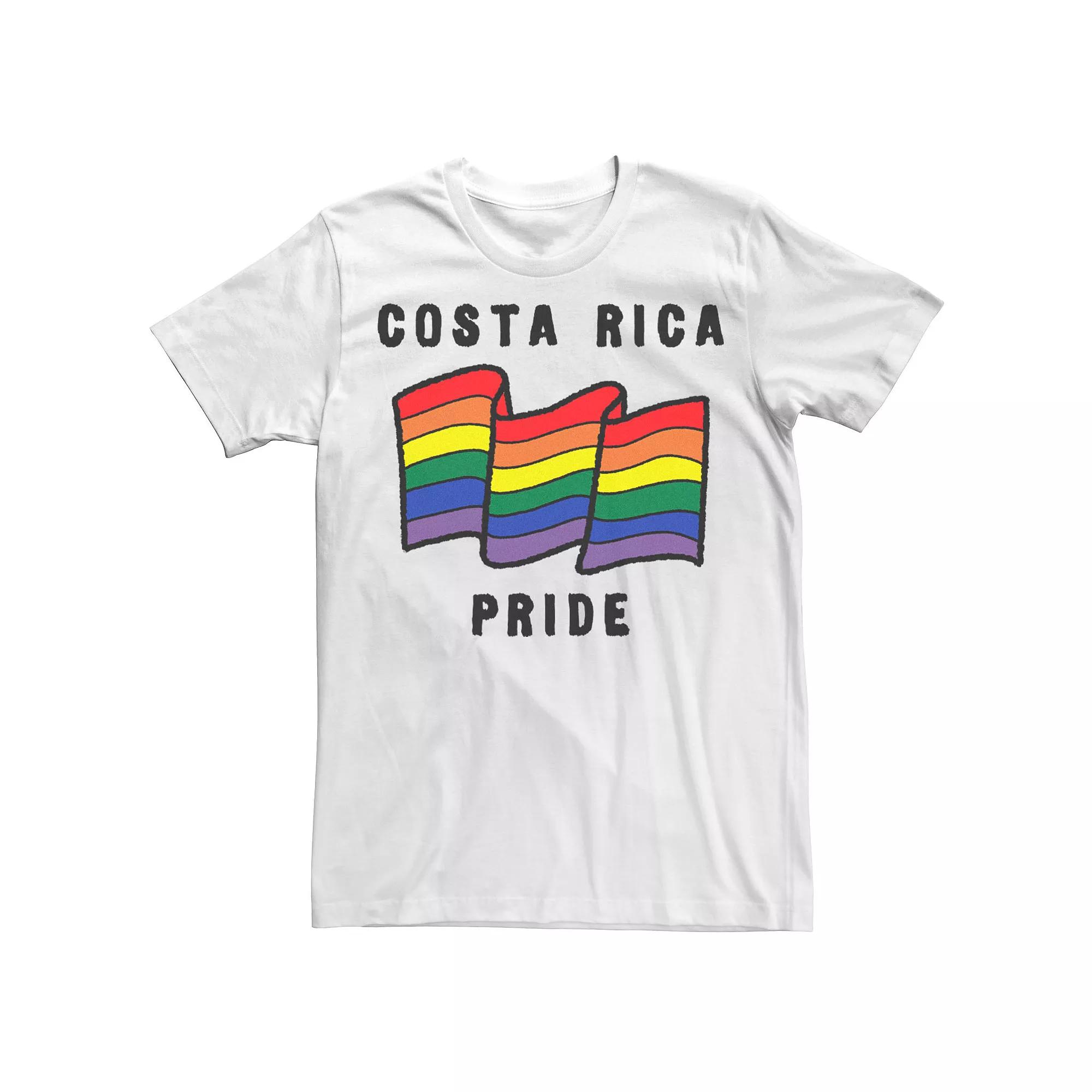 Men's Gonzales Costa Rico Pride Sketched Flag Tee,  Product Image