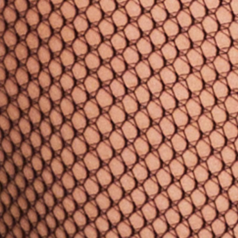 High Waisted Patterned Fishnet Tights Female Product Image