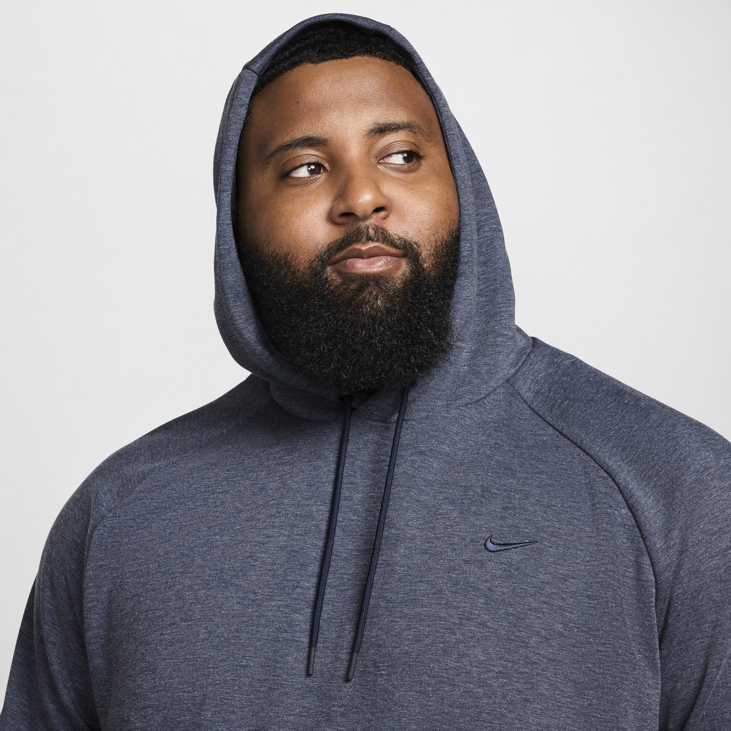 Nike Mens Primary Fleece Dri-FIT UV Pullover Performance Hoodie | FZ0969-473 Product Image