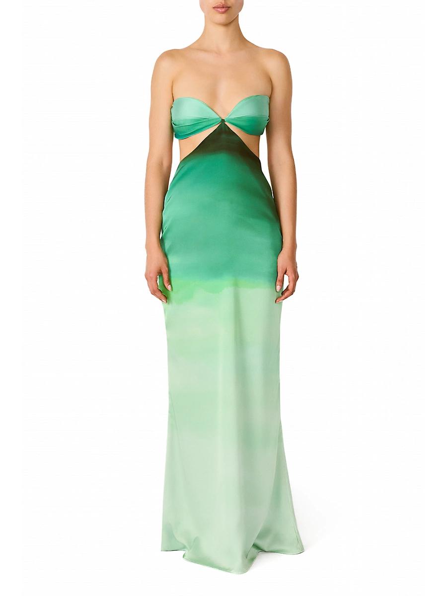 Womens Islote Riri Ombr Strapless Maxi Dress Product Image