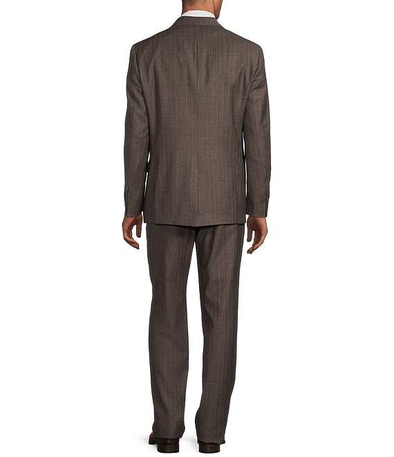 Hart Schaffner Marx Chicago Classic Fit Pleated Stripe Pattern 2-Piece Suit Product Image