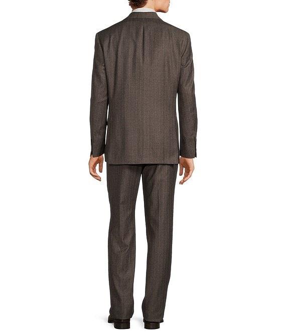 Hart Schaffner Marx Chicago Classic Fit Flat Front Stripe Pattern 2-Piece Suit Product Image