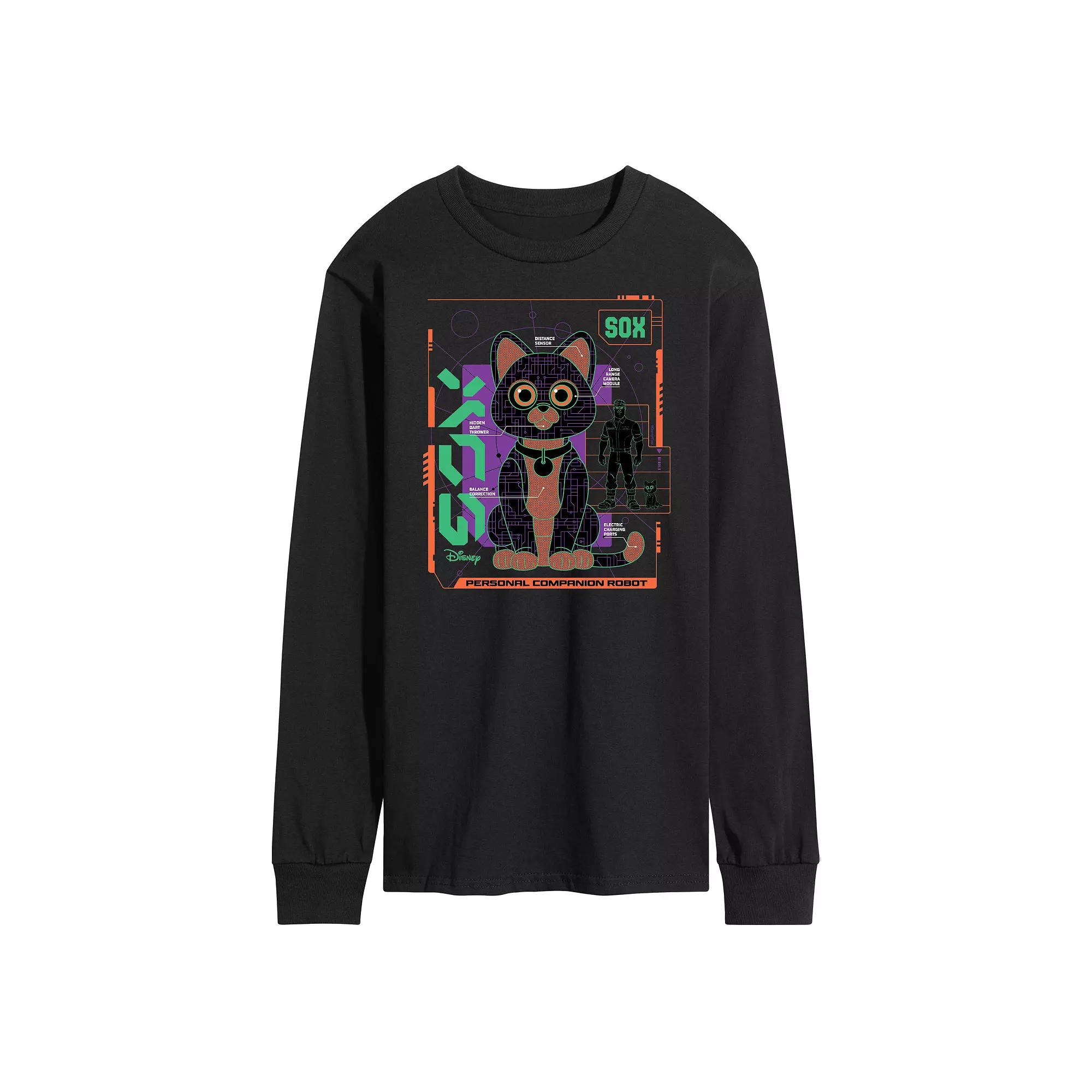 Disney / Pixar's Lightyear Sox Men's Long Sleeve Graphic Tee,  Product Image