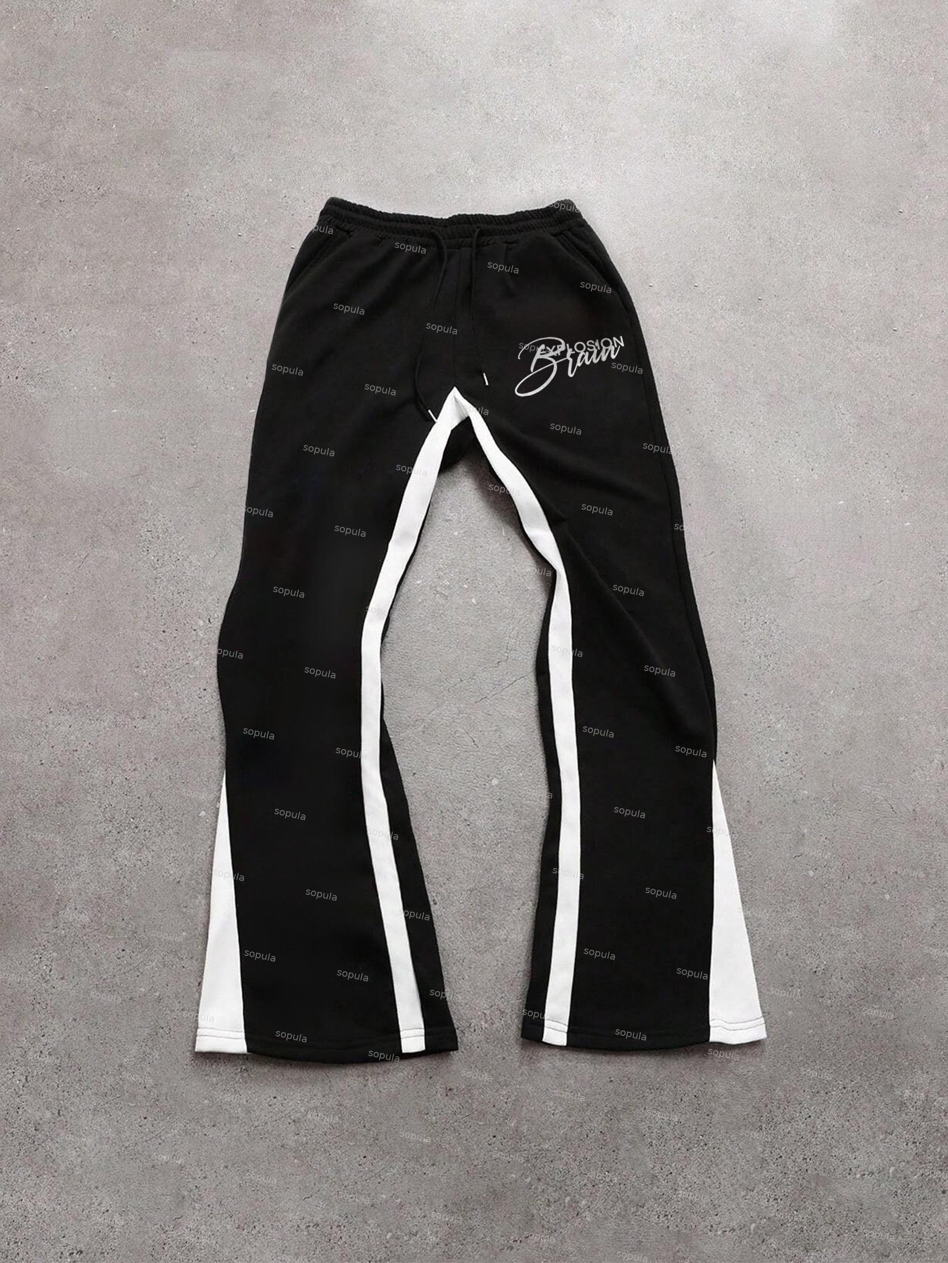 Explosion Brain Placard Graphic Flared Sweatpants Product Image