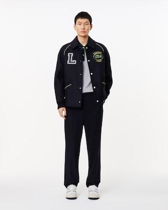 Men's Regular Fit Striped Mini Piqué Polo Product Image