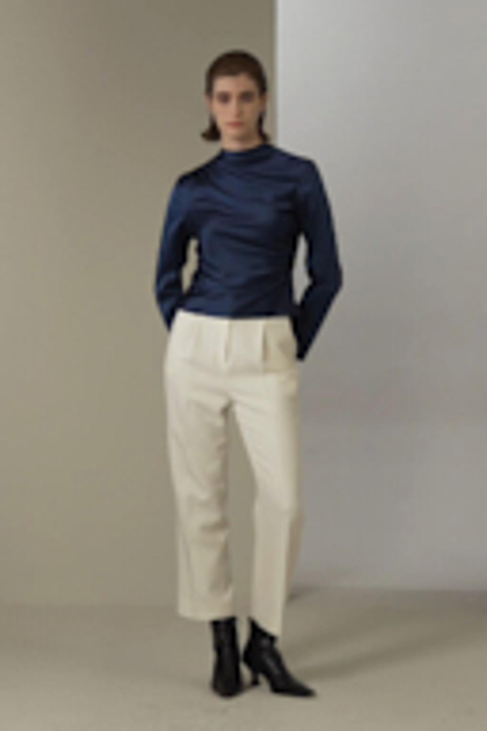 LILYSILK Silk Shirt Women - Silvergray Silk - Casual Asymmetrical Hem Shirt 6 Product Image