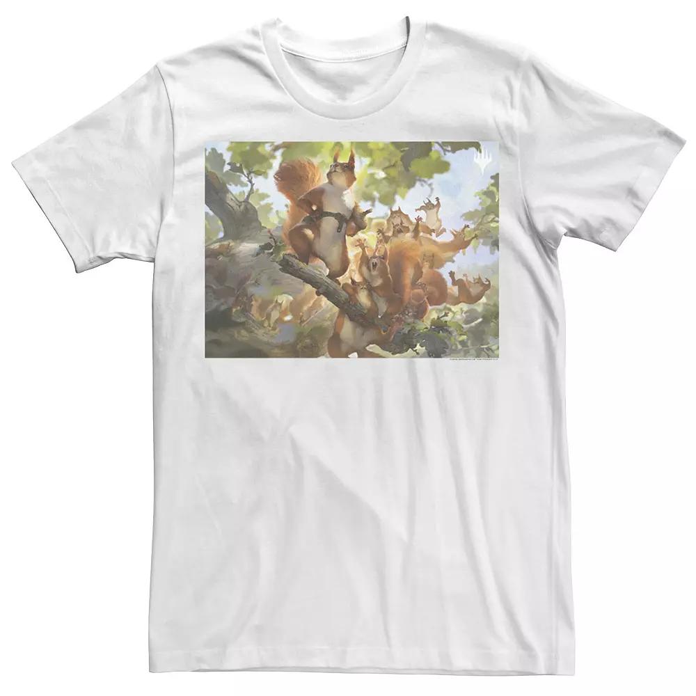 Big & Tall Magic: The Gathering Squirrel Mob Graphic Tee, Men's,  Product Image