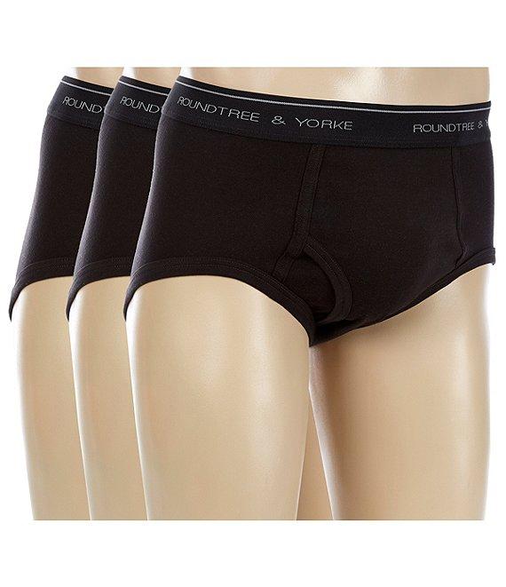 Roundtree & Yorke Full-Cut Briefs 3-Pack Product Image