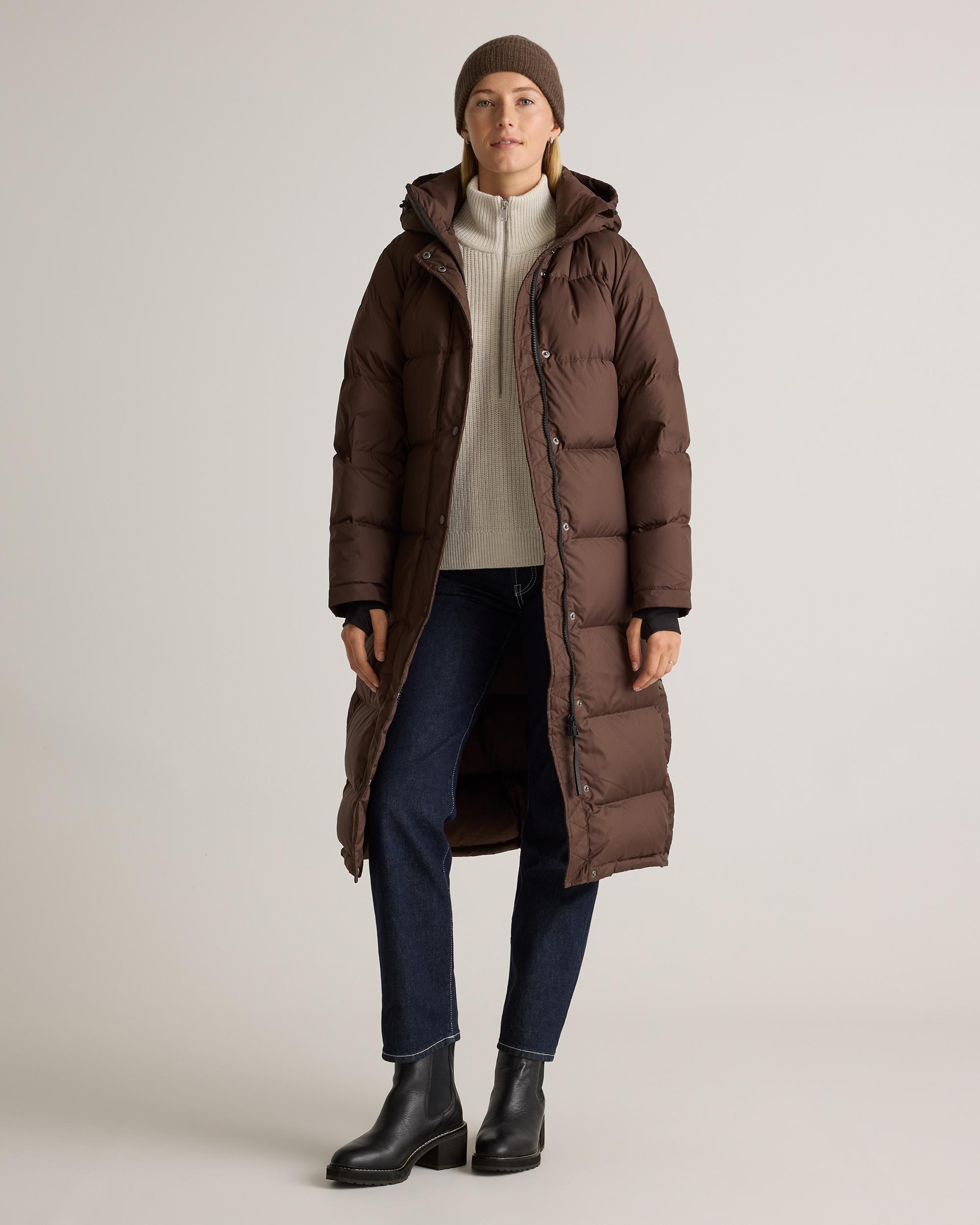 Quince | Women's Responsible Down Long Puffer Jacket Recycled Polyester Product Image