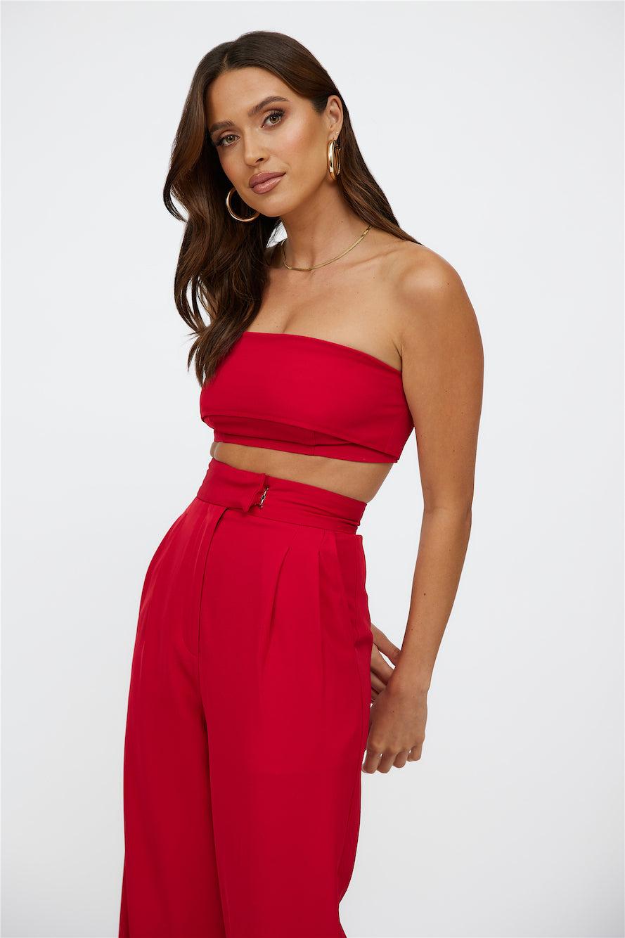 Blind Love Pants Red Product Image