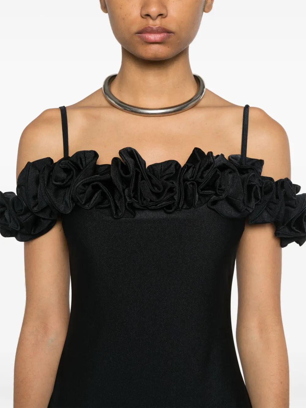 ruffle-detail maxi dress Product Image