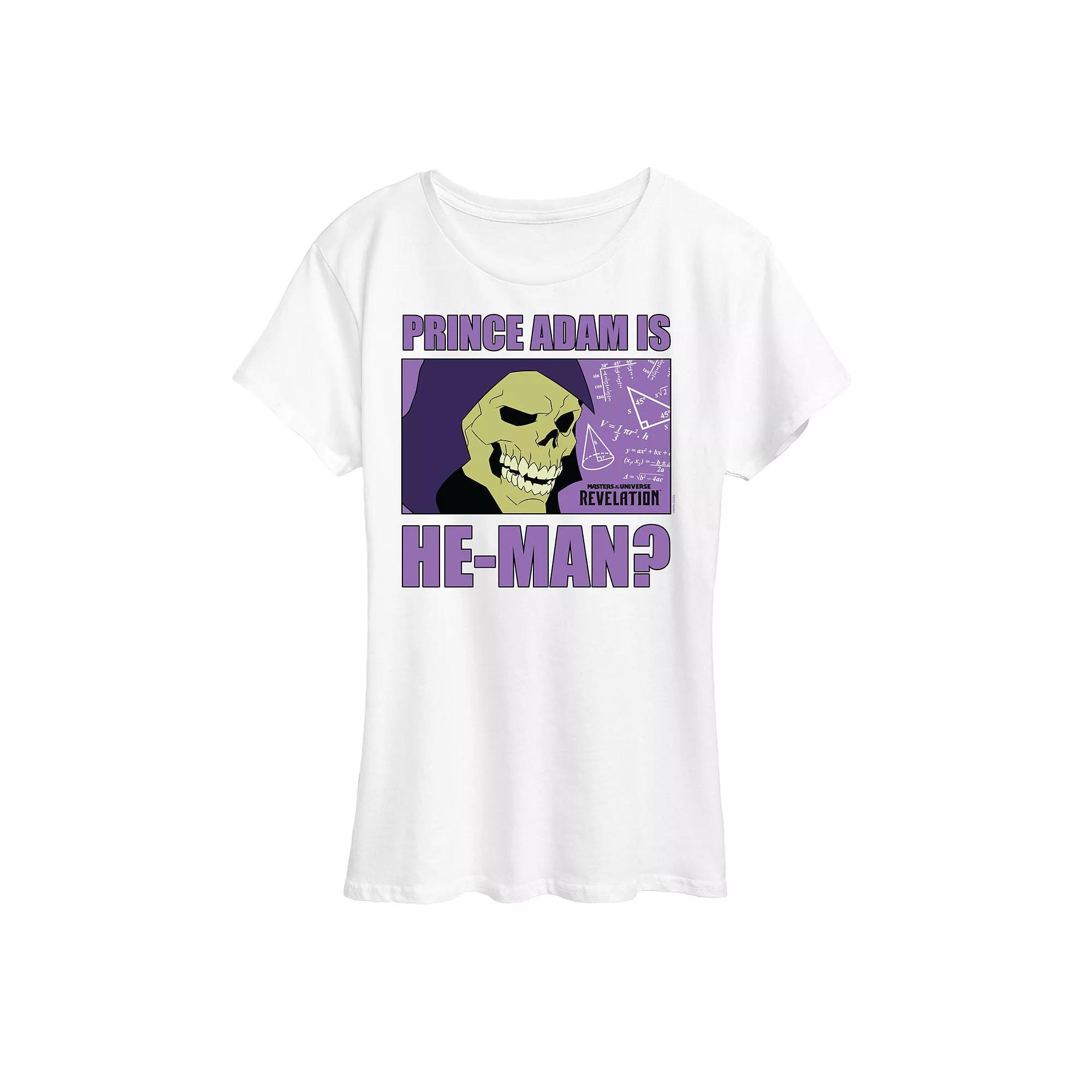 Women's Masters of the Universe Prince Adam Graphic Tee,  Product Image