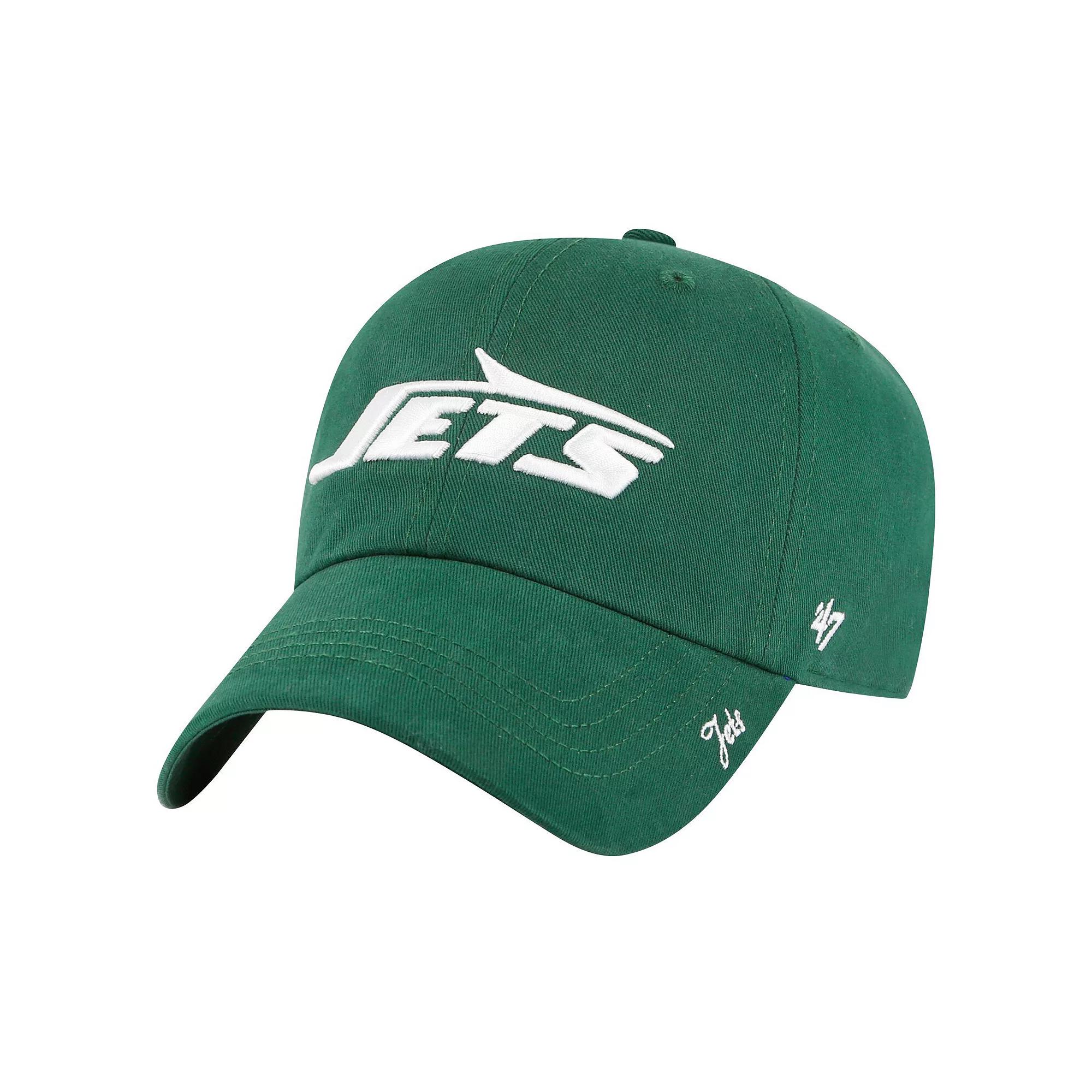 Women's '47 Green New York Jets Miata Clean Up Adjustable Hat Product Image