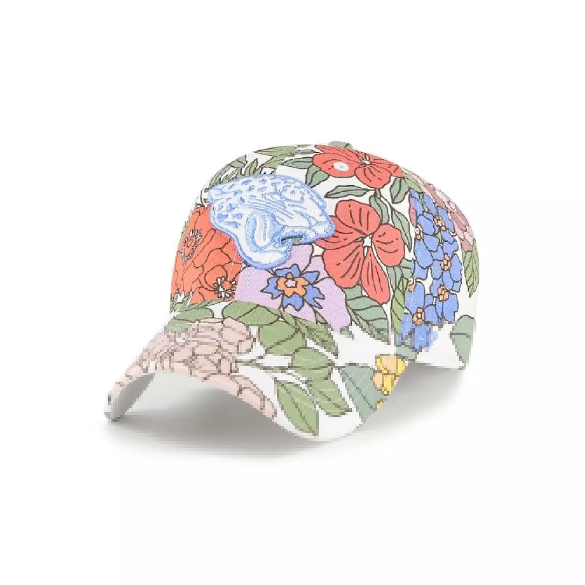 Women's '47 White Jacksonville Jaguars Florentina Clean Up Adjustable Hat Product Image