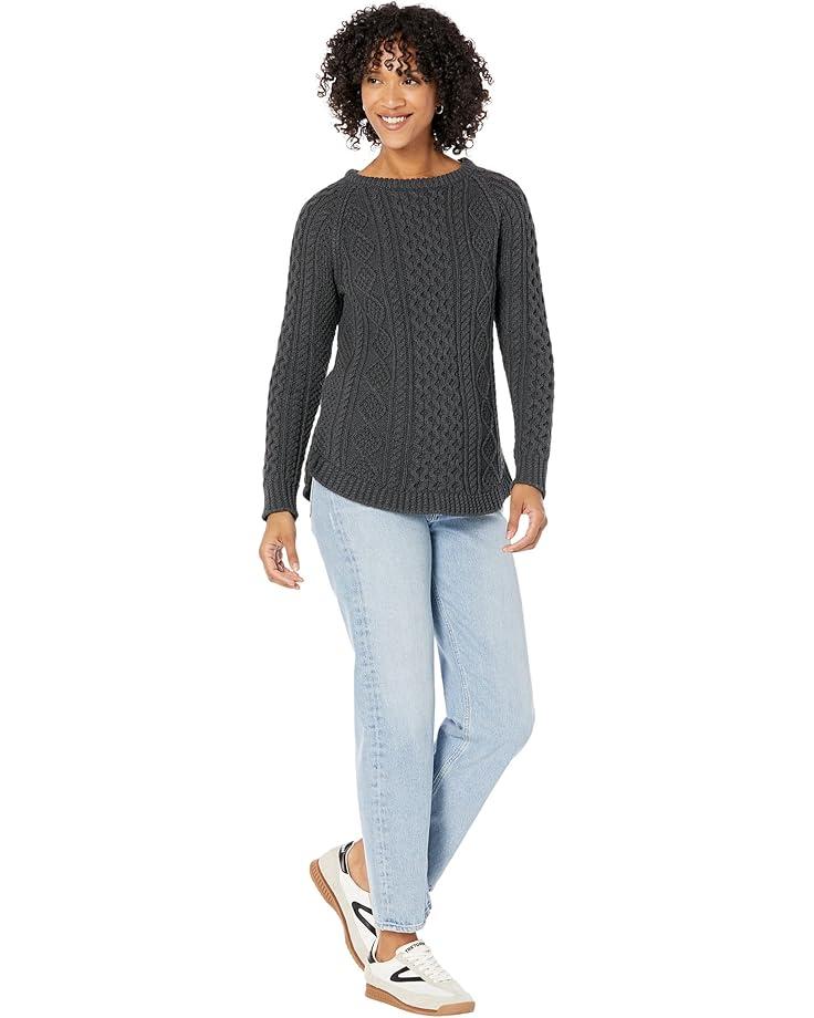 Women's L.L.Bean Signature Cotton Fisherman Tunic Sweater Product Image