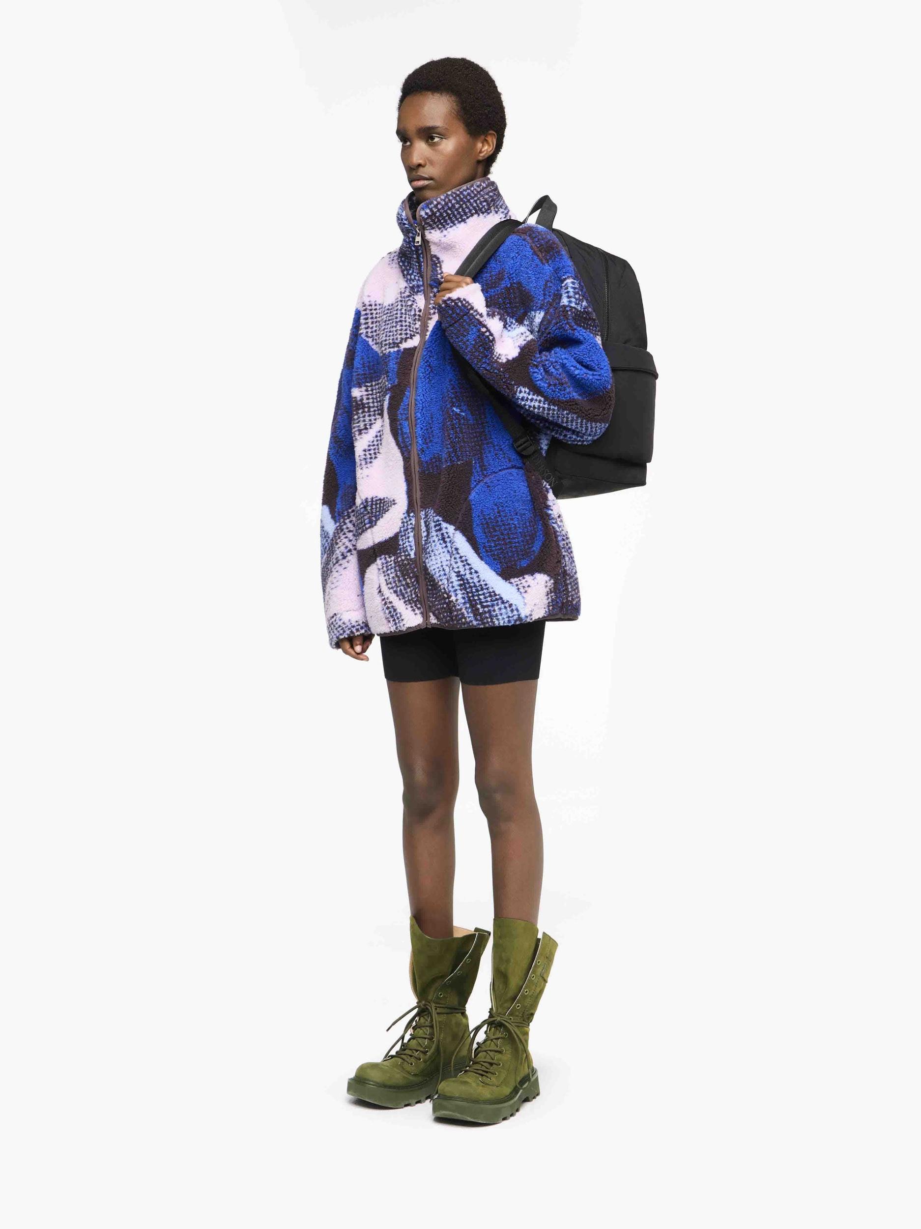 PRINTED ZIP FRONT JACKET Product Image