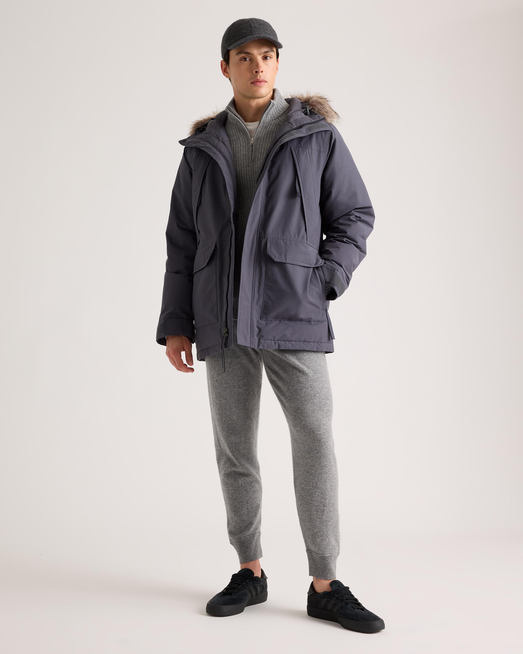 Quince | Men's Responsible Down Hooded Parka Recycled Polyester Product Image