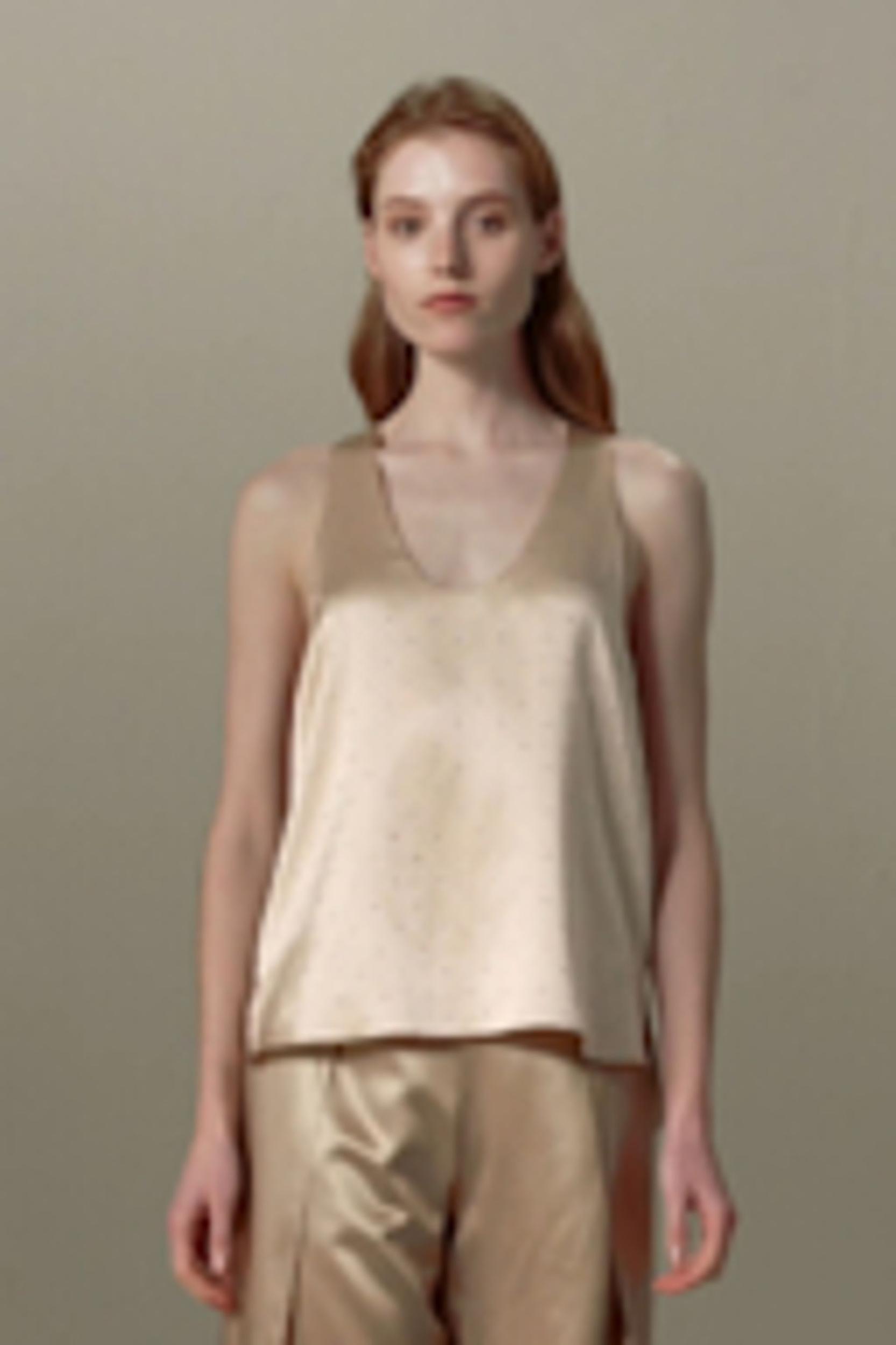 Silk Sparkle U-Neck Vest Product Image