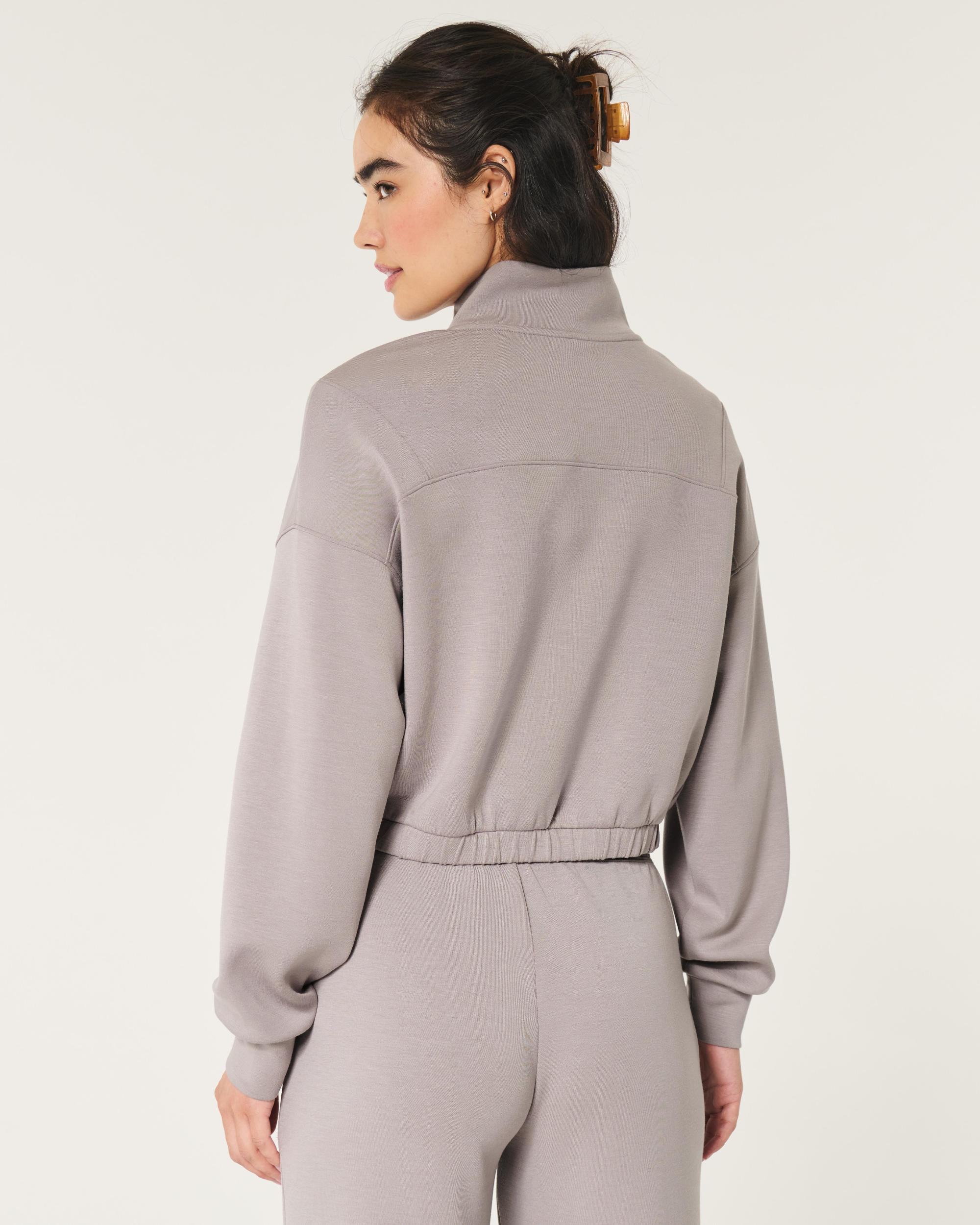 Gilly Hicks Active Cooldown Quarter-Zip Top Product Image