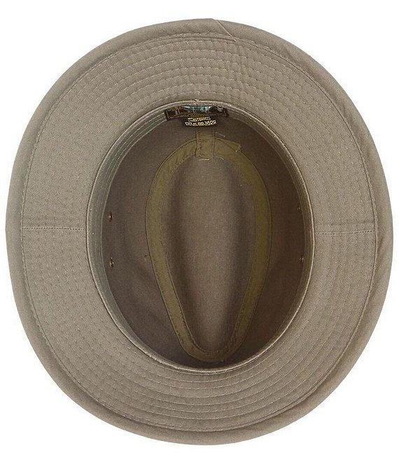 Dorfman Milano Hiker Washed Twill Safari 2 1/2#double; Brim Hat Product Image