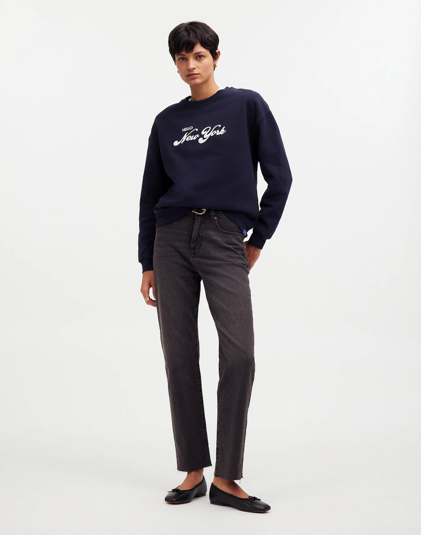 KULE Oversized Hello New York Sweatshirt Product Image