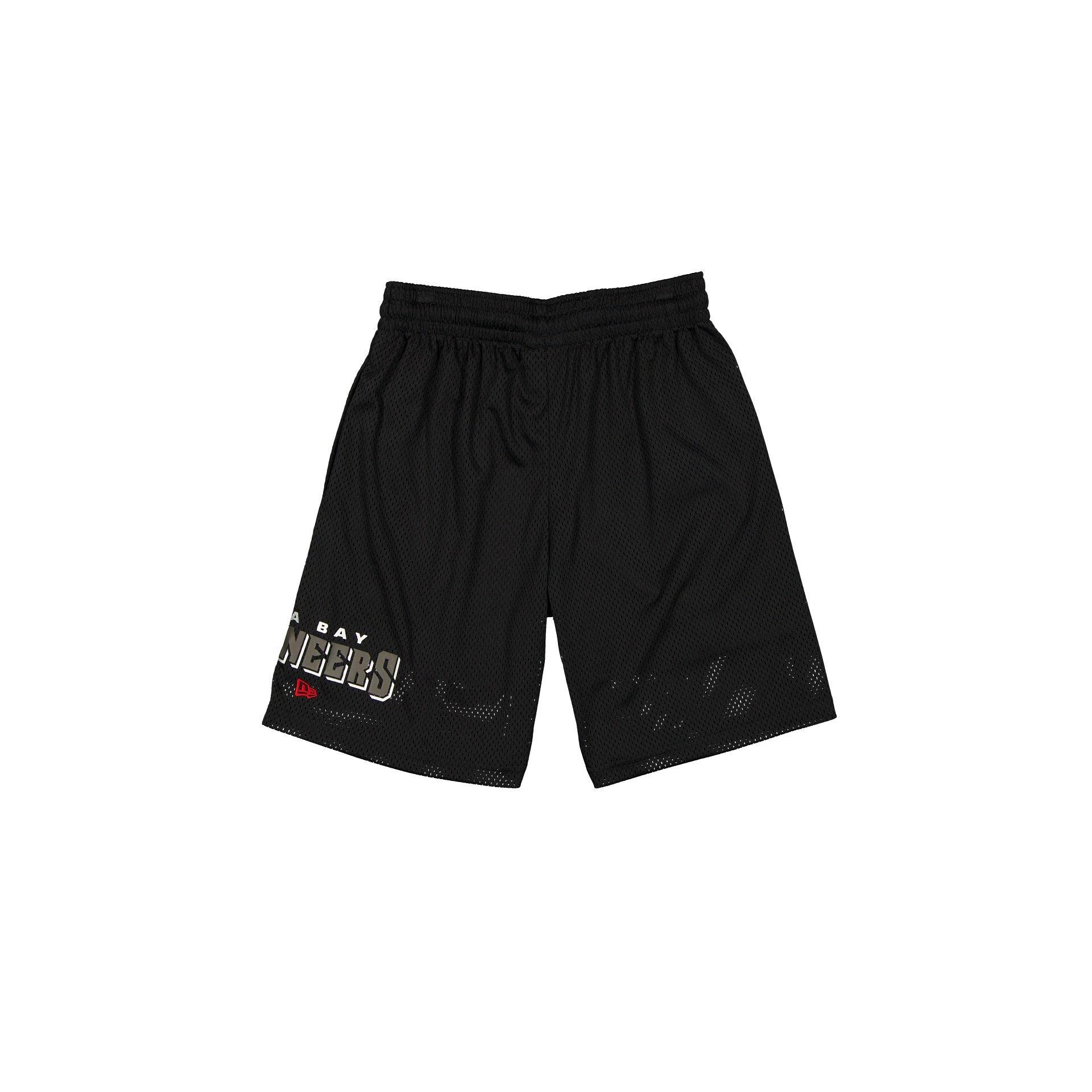 Tampa Bay Buccaneers Mesh Black Shorts Male Product Image