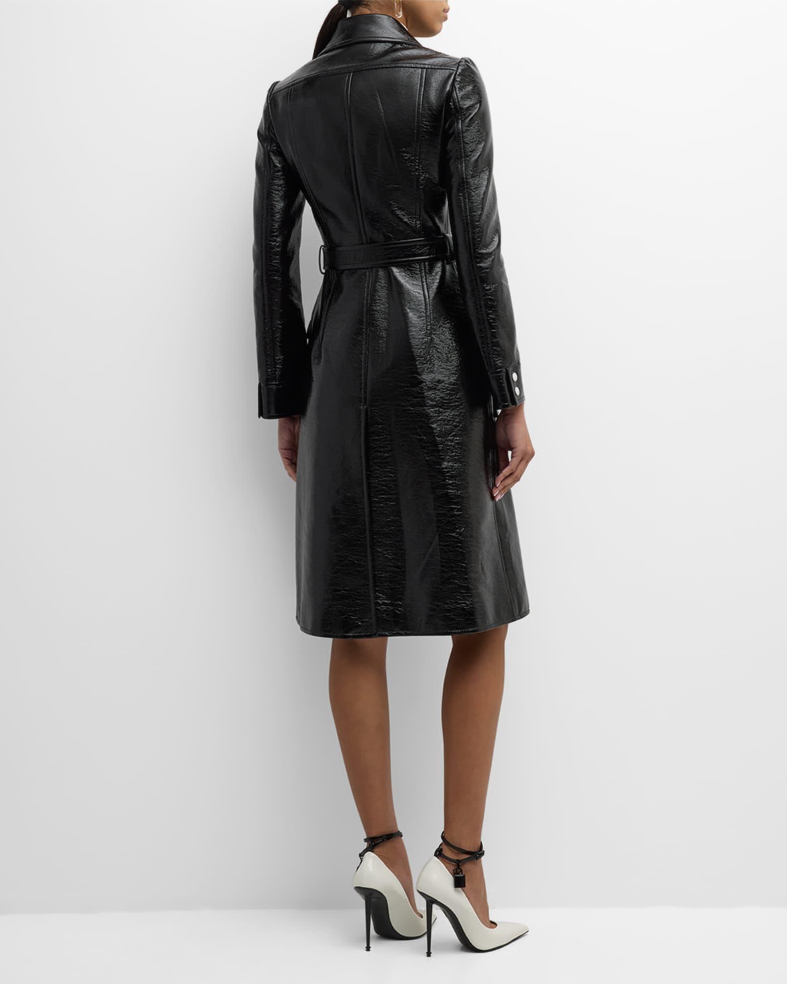 Reedition Vinyl Belted A-Line Trench Coat Product Image