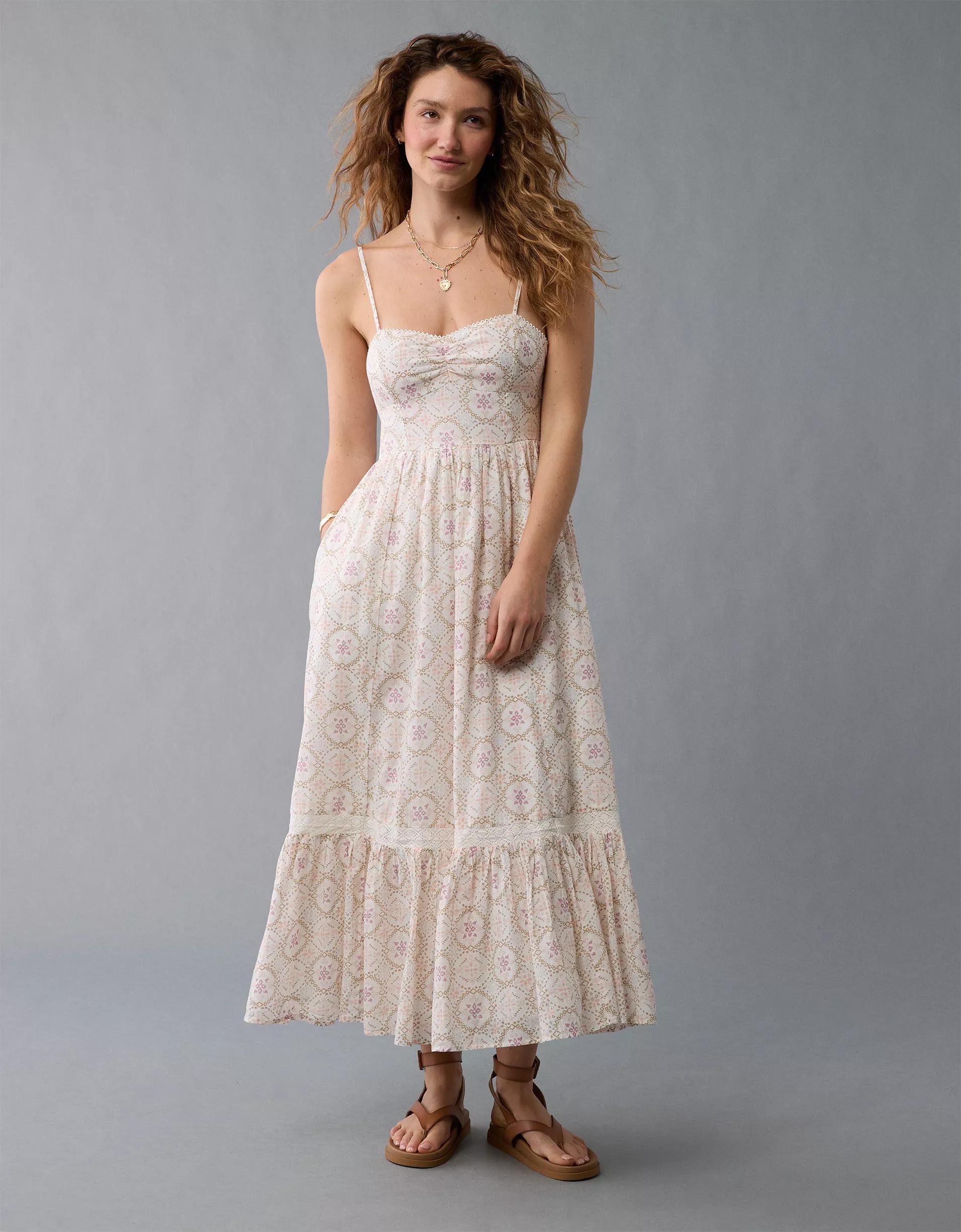 AE Catie Corset Midi Dress Product Image