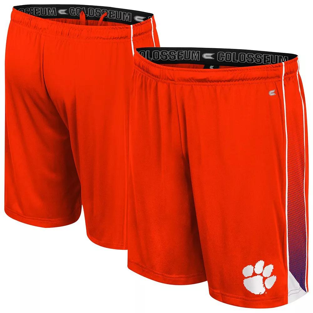 Men's Colosseum Orange Clemson Tigers Online Shorts, Size: 2XL Product Image