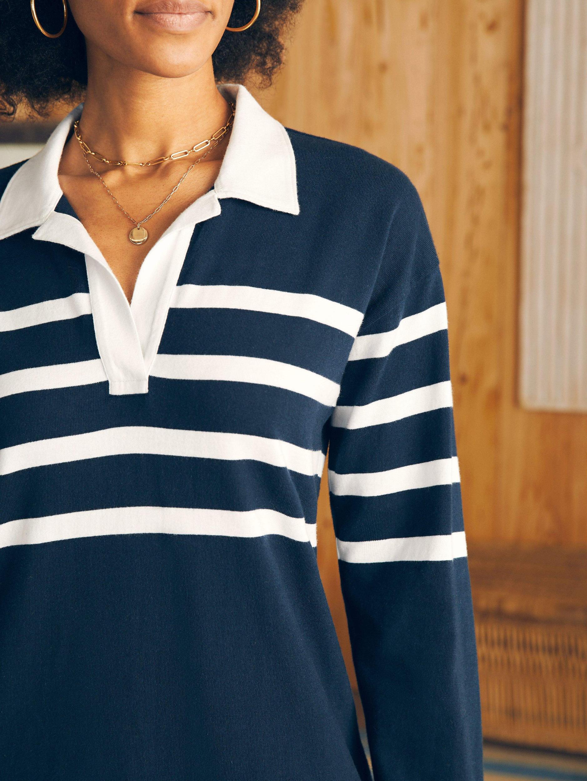 Rugby Jersey Dress - Cape May Stripe Female Product Image