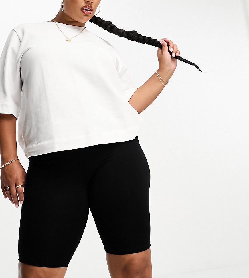 ASOS DESIGN Curve basic legging shorts Product Image