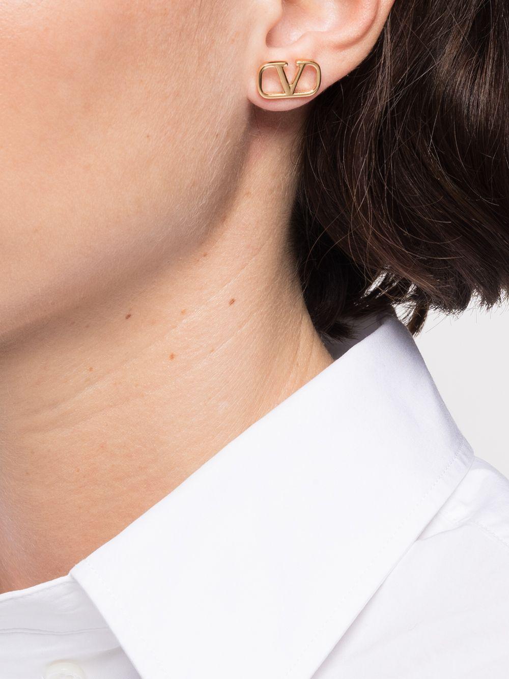 VLogo Signature stud earrings Product Image