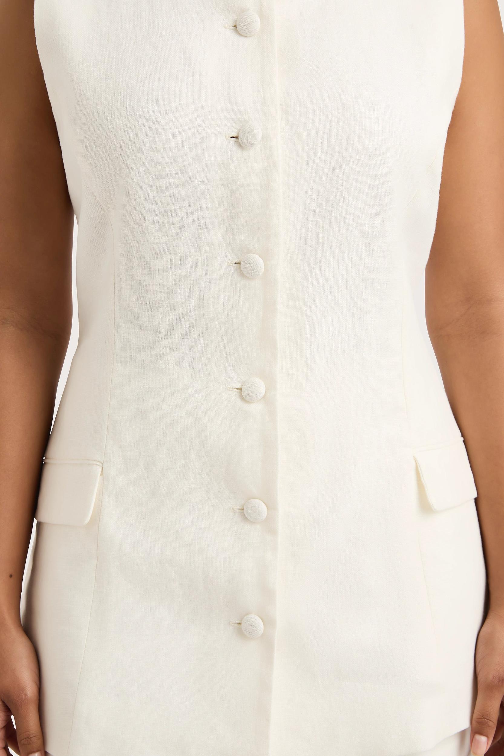 Noa Mini Dress White - Final Sale Product Image